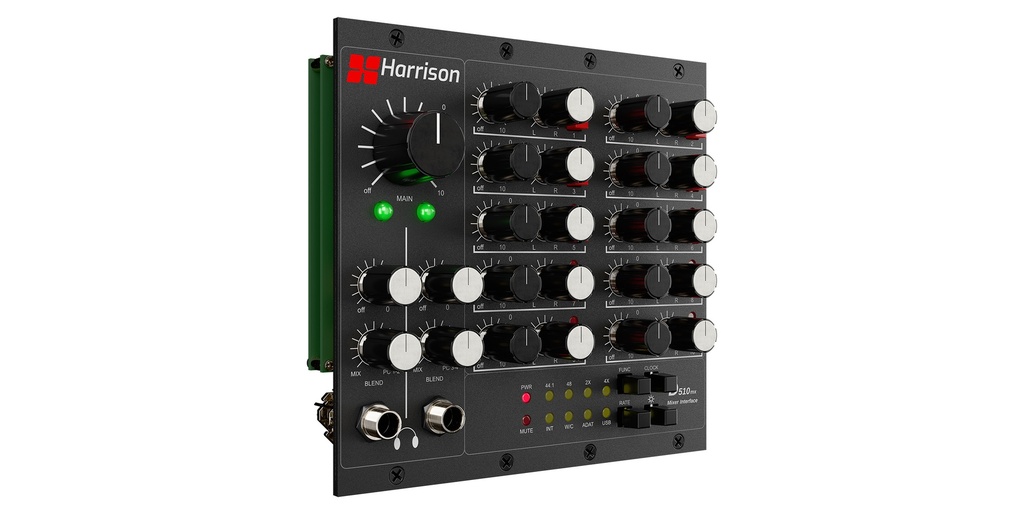 Harrison 500 Rack with Dante card and Mixer