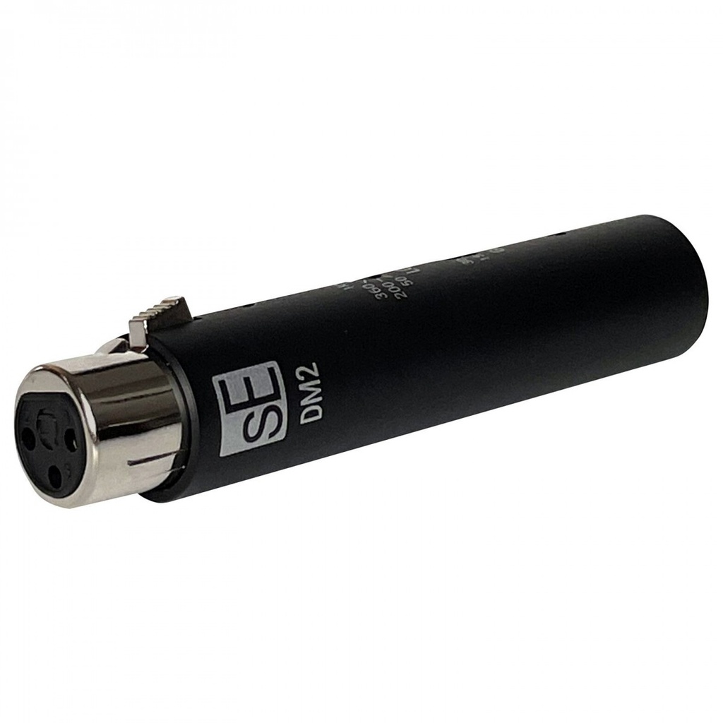 sE Electronics DM2 Black kapcsolható inline Mic Pre előfok