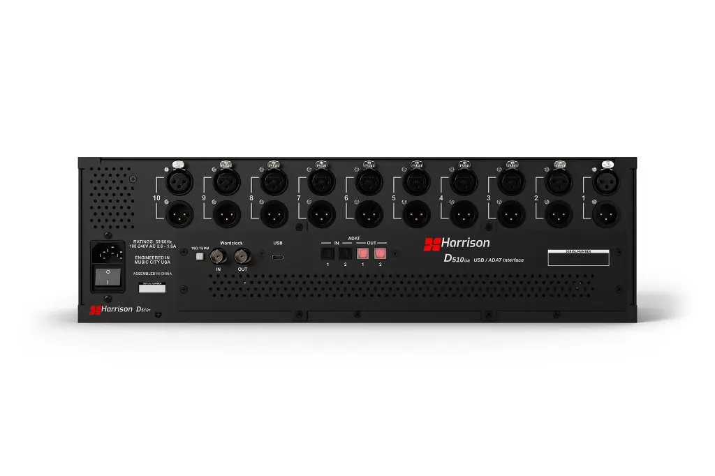 DR510 USB ADAT Interface in rack front (1).webp
