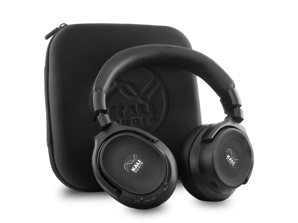 Headphones in Front of Case.webp