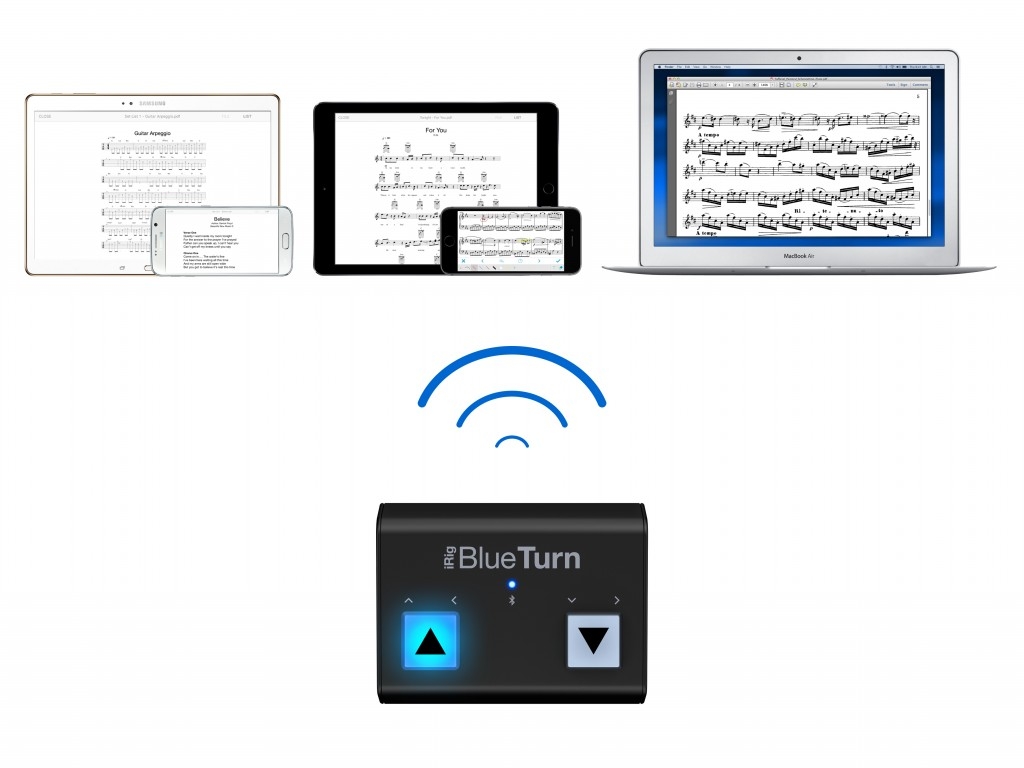 iRig BlueTurn kottalapozó