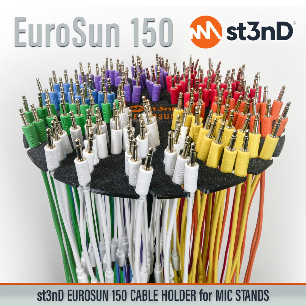 st3nD EuroSun 150 Cable Holder - for standard 3/8” Mic Stand
