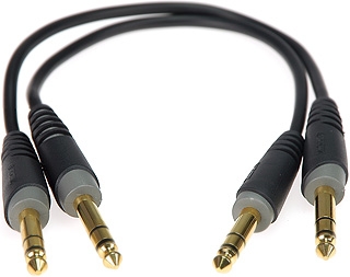 Klotz KLOTZ 6,3 Stereo Jack - 6,3 Stereo jack kábel 0,3m