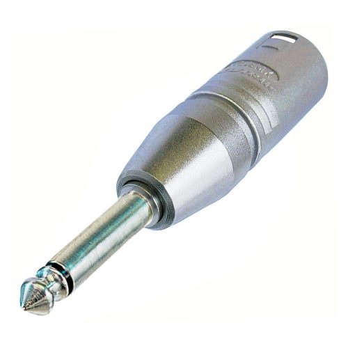 Neutrik 6.3 Jack TS - XLR papa átalakító