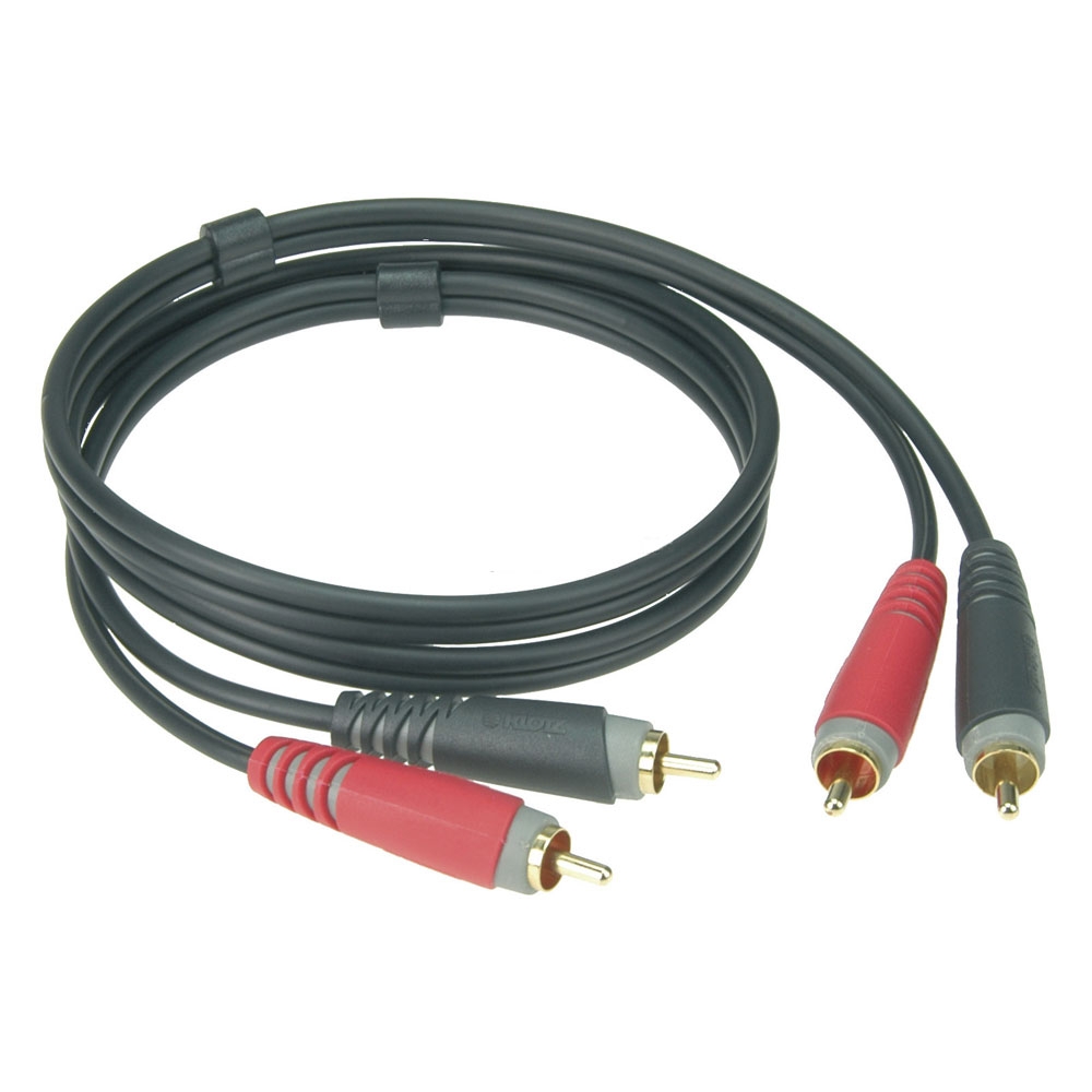 Klotz RCA-RCA dupla kábel - 2m