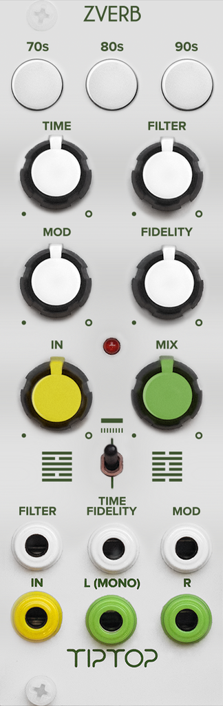 TipTop Audio ZVERB The Reverbs Effect Collection White
