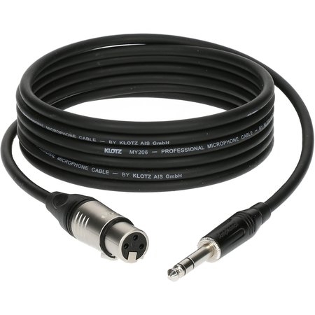 Klotz XLR-6,3 Jack TRS 10m