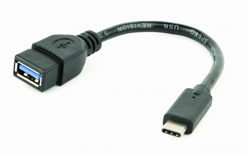 Gembird USB C apa - USB-A 3.0 anya OTG kábel, 20 cm