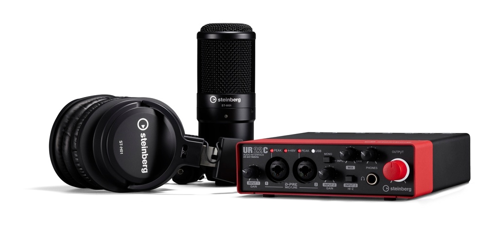 Steinberg UR22C Recording Pack Red