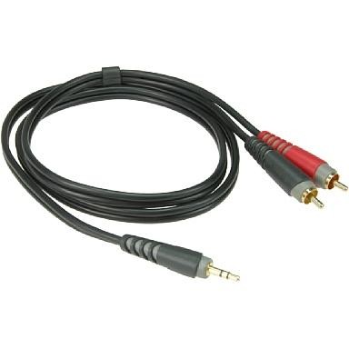 Klotz 3,5 Jack - 2x RCA 1m