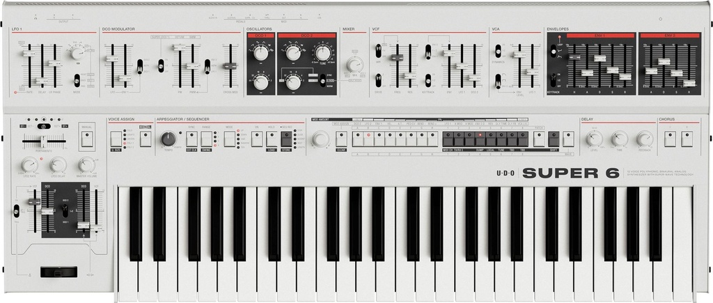 UDO Audio Super 6 Keyboard White SE
