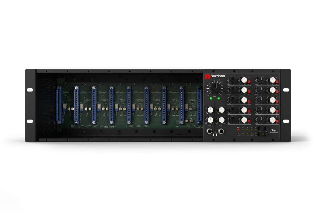 Harrison 500 Rack with Dante card and Mixer