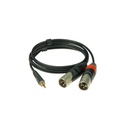Klotz 3,5 Jack - 2x XLR 1m